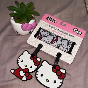 Hello Kitty Pink and White Kids Travel Bag Set